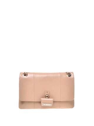 BORSA A SPALLA DONNA - LOVE MOSCHINO BEIGE - JC4359PP0NKN0