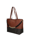 BORSA A SPALLA DONNA - POLLINI MARRONE-NERO - SC4567PP1NSJ1 2