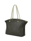 BORSA A SPALLA DONNA - POLLINI NERO-AVORIO - TE8408PP02Q11 3