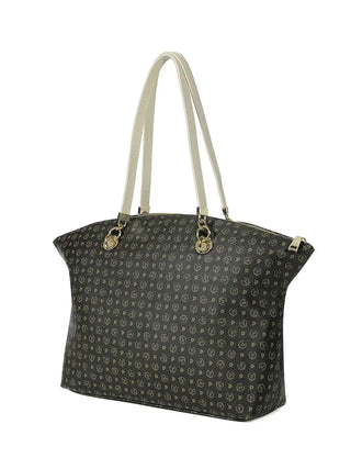 BORSA A SPALLA DONNA - POLLINI NERO-AVORIO - TE8408PP02Q11 3
