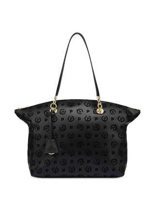BORSA A SPALLA DONNA - POLLINI NERO-NERO - TE8408PP02Q29