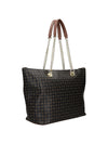 BORSA A SPALLA DONNA - POLLINI NERO-MARRONE - TE8410PP02Q11 3