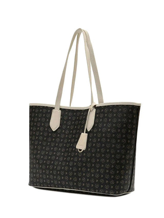 BORSA A SPALLA DONNA - POLLINI NERO-AVORIO - TE8427PP06Q11 2