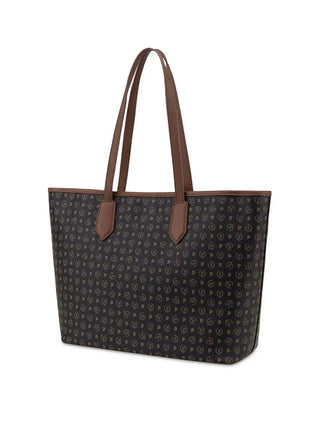 BORSA A SPALLA DONNA - POLLINI NERO-MARRONE - TE8427PP06Q1Z 3