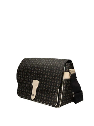 BORSA A SPALLA DONNA - POLLINI NERO-AVORIO - TE8449PP0AQ11 2