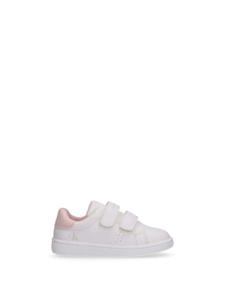 SNEAKERS BAMBINA - CALVIN KLEIN BIANCO-ROSA - V1A9-83087-1355 1