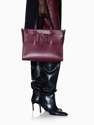 BORSA A SPALLA DONNA - ARMANI EXCHANGE BORDEAUX - 942689 0A874 6