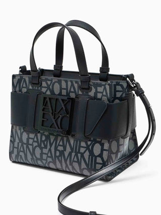 BORSA A SPALLA DONNA - ARMANI EXCHANGE BEIGE-NERO - 942690 3F742 4