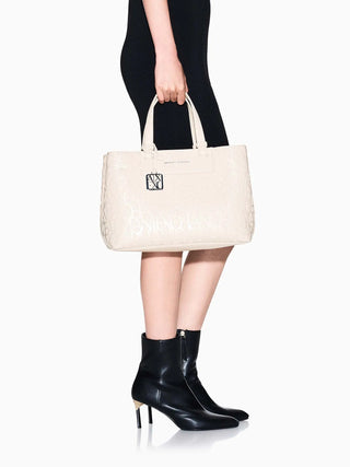 BORSA A SPALLA DONNA - ARMANI EXCHANGE BIANCO - XW001222 AF15774 6