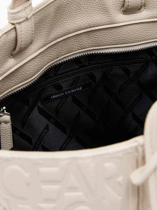 BORSA A SPALLA DONNA - ARMANI EXCHANGE BIANCO - XW001481 AF15774 4