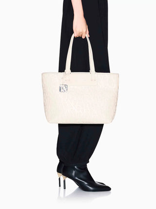 BORSA A SPALLA DONNA - ARMANI EXCHANGE BIANCO - XW001481 AF15774 6