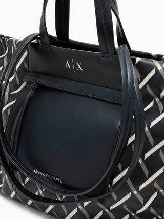 BORSA A SPALLA DONNA - ARMANI EXCHANGE NERO-NERO - XW001548 AF17255 5