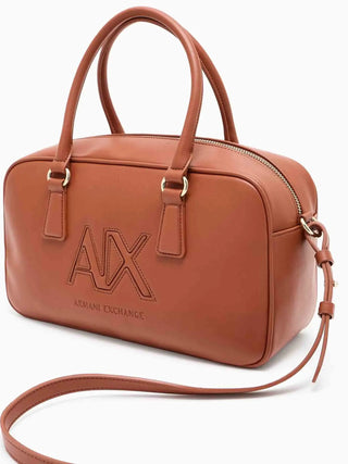 BORSA A MANO DONNA - ARMANI EXCHANGE MARRONE - XW001566 AF15634 5