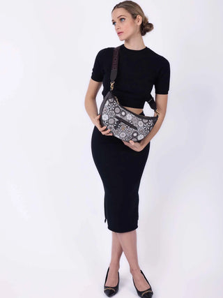 HOBO DONNA - GATTINONI ROMA MARRONE - BENTD8619WZT 4