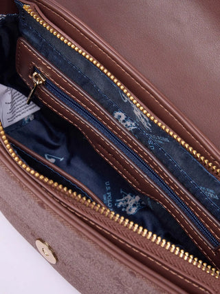 TRACOLLA DONNA - US POLO ASSN. MARRONE - BEUN28671WVP 3