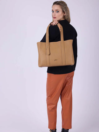 BORSA A SPALLA DONNA - GATTINONI BEIGE - BIGH48271WHN 4