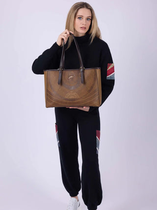 BORSA A MANO DONNA - GATTINONI MARRONE - BIGKP8263WVK 4