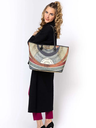 BORSA A SPALLA DONNA - GATTINONI CLASSICO-NERO - BIGPL6427WPQ 4