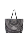 BORSA A SPALLA DONNA - GATTINONI GRIGIO-NERO - BIGPL6427WPQ 1