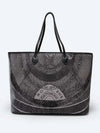 BORSA A SPALLA DONNA - GATTINONI GRIGIO-NERO - BIGPL6427WPQ 3