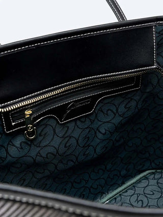 BORSA A SPALLA DONNA - GATTINONI NERO-NERO - BIGPL6427WPQ 5