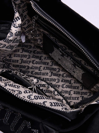 BORSA A SPALLA DONNA - JUICY COUTURE NERO - BIJIR8944WZC 3