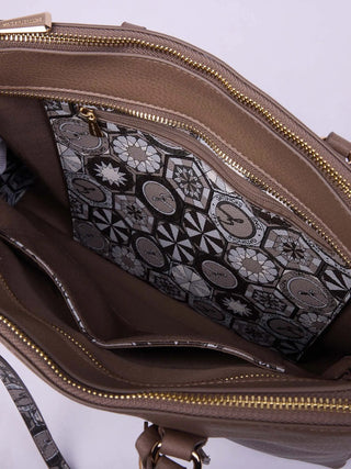 TOTE DONNA - GATTINONI ROMA TAUPE - BINDN8675WVW 3