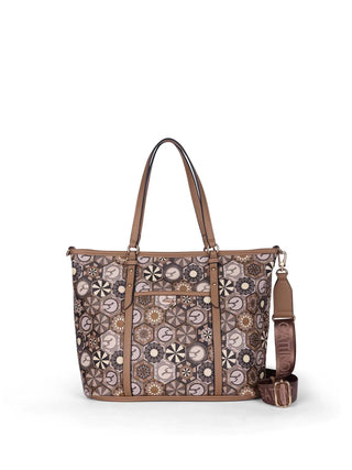 BORSA A SPALLA DONNA - GATTINONI ROMA TAN - BINTD8008WZT