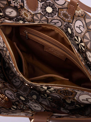 BORSA A SPALLA DONNA - GATTINONI ROMA BRONZO - BINTD8156WZT 3