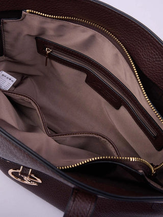 BORSA A SPALLA DONNA - GATTINONI ROMA MARRONE - BINUR8681WVP 3