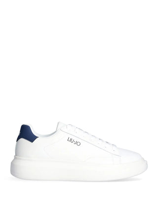 SNEAKERS UOMO - LIU-JO BIANCO-BLU - 7B4027PX474