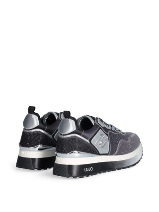 SNEAKERS DONNA - LIU-JO NERO-BIANCO - BF5009TX001 3
