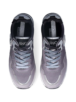 SNEAKERS DONNA - LIU-JO NERO-BIANCO - BF5009TX001 4