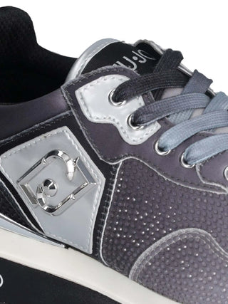 SNEAKERS DONNA - LIU-JO NERO-BIANCO - BF5009TX001 5