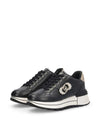 SNEAKERS DONNA - LIU-JO NERO-ORO - BF5043PX026 2
