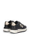 SNEAKERS DONNA - LIU-JO NERO-ORO - BF5043PX026 3