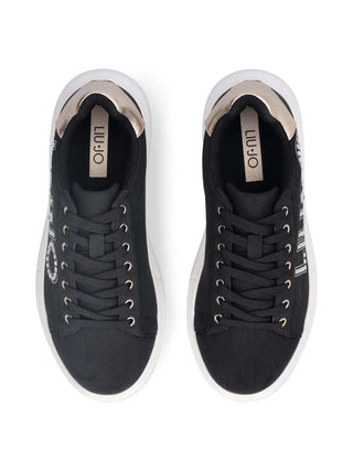 SNEAKERS DONNA - LIU-JO NERO-ORO - BF5059PX002 4