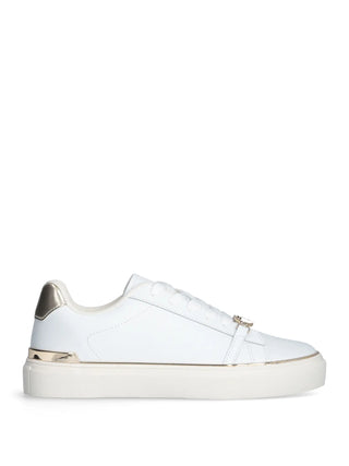 SNEAKERS DONNA - LIU-JO BIANCO-ORO - BF5063PX026