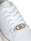 SNEAKERS DONNA - LIU-JO BIANCO-ORO - BF5063PX026 5