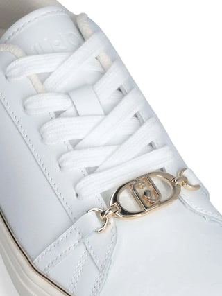 SNEAKERS DONNA - LIU-JO BIANCO-ORO - BF5063PX026 5