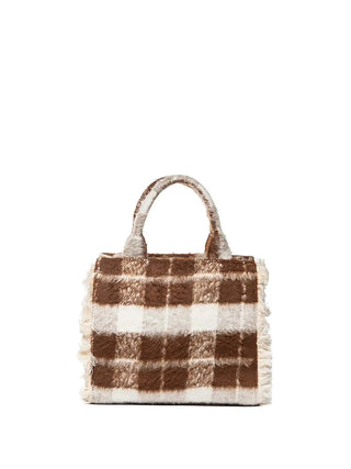 BORSA A MANO DONNA - MARC ELLIS MARRONE - BUBY CHECK S 3