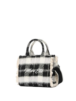 BORSA A MANO DONNA - MARC ELLIS NERO - BUBY CHECK S 2