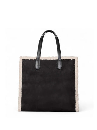 BORSA A MANO DONNA - MARC ELLIS NERO - BUBY SUEDE L 3