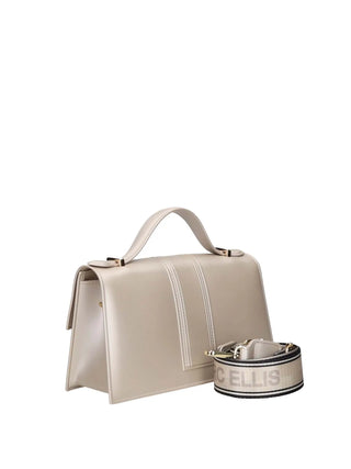 BORSA A MANO DONNA - MARC ELLIS TAUPE - FLAT ARROW M 3