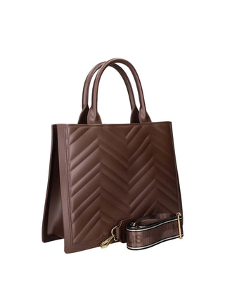 BORSA A MANO DONNA - MARC ELLIS MARRONE - FLAT BUBY WAVE M_25 3