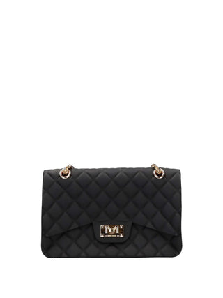 TRACOLLA DONNA - MARC ELLIS NERO-ORO - FLAT FALCON M