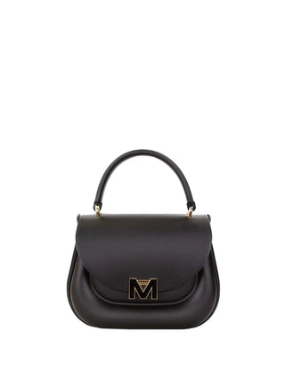 BORSA A MANO DONNA - MARC ELLIS NERO-ORO - FLAT JELLY