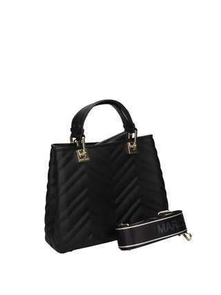 BORSA A MANO DONNA - MARC ELLIS NERO-ORO - FLAT KRISSY M WAVE_2 3