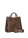 BORSA A MANO DONNA - MARC ELLIS MARRONE - FLAT LIVELY M 3