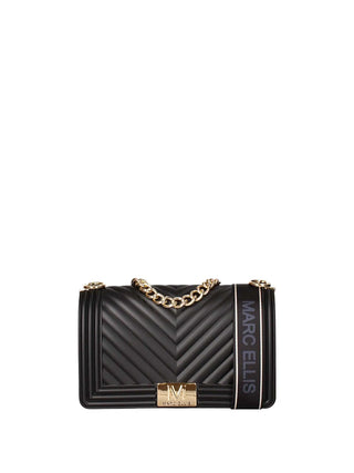 TRACOLLA DONNA - MARC ELLIS NERO-ORO - FLAT M _25 2